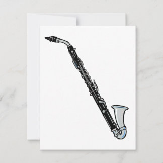Carte Basse Clarinet Graphisme, juste le Clarinet