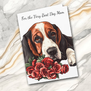 Carte Basset Hound Vous Faites Bouger Ma Queue