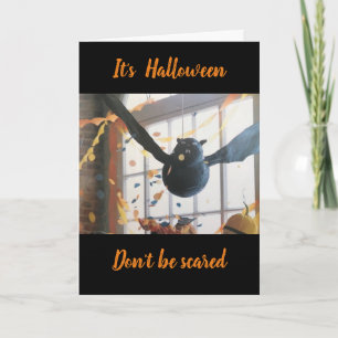CARTE **BAT CRAINTE** *JE PRENDRAI SOIN DE VOUS** HALLOW