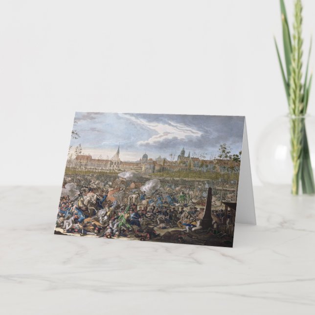 Carte Bataille de Leipzig, le 19 octobre 1813 (Devant)