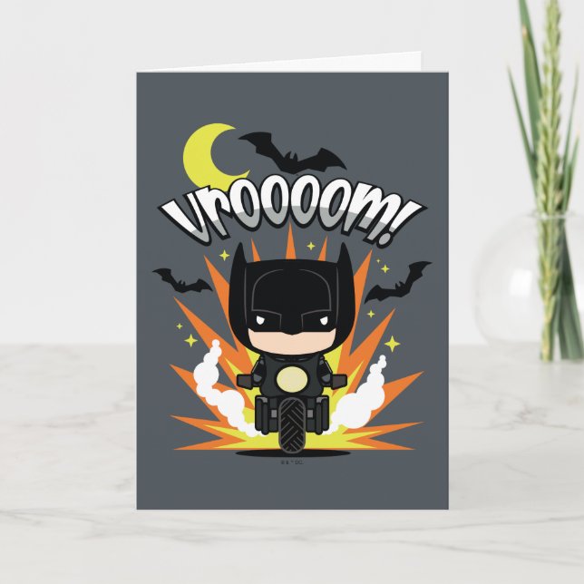 Carte Batcycle Chibi Batman (Devant)