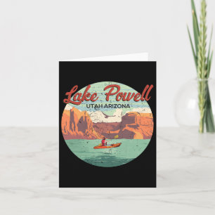 Carte Bateau À Lac Powell Utah Arizona Vintage voyage