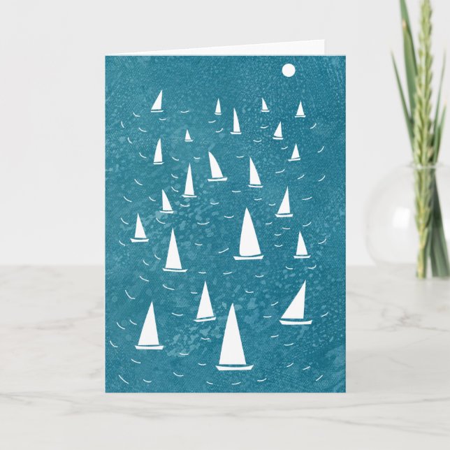 Carte Bateau à voile (Devant)