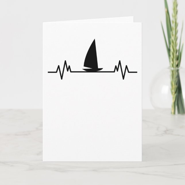 Carte Bateau à voile Cadeau Catamaran Amusement Skipper  (Devant)