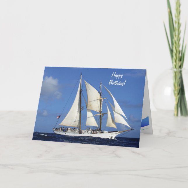 Carte Bateau à voile SSV Robert C. Seamans (Devant)