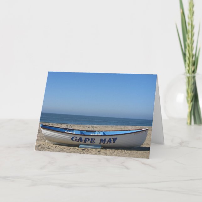 Carte Bateau * Cape May, NJ (Devant)