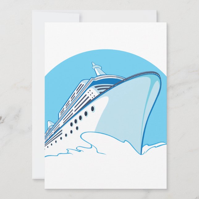 Carte Bateau de croisière (Devant)