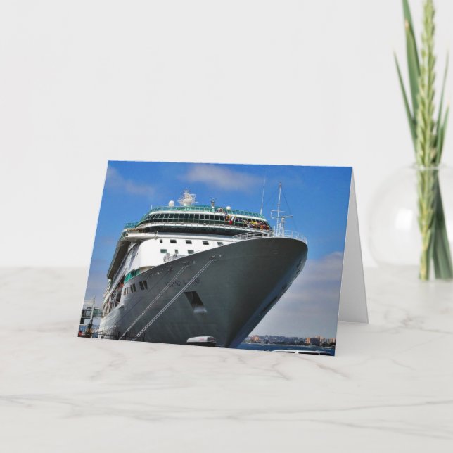 Carte Bateau de croisière (Devant)