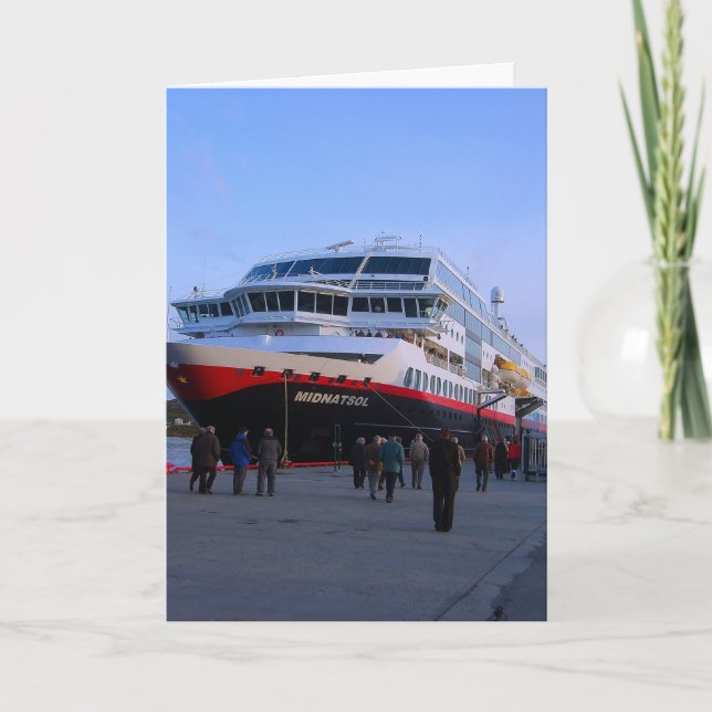 Carte Bateau de croisière norvégien (Devant)