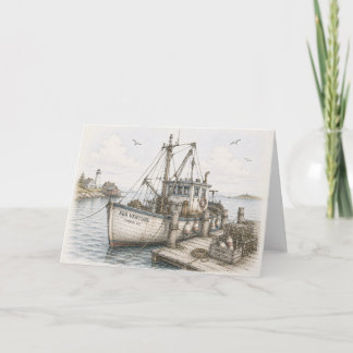 Carte Bateau de pêche