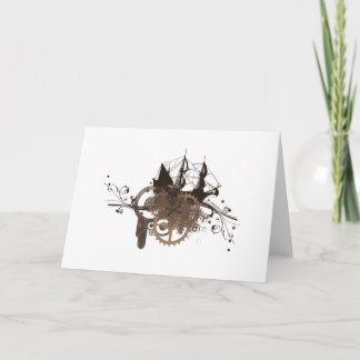 Carte Bateau de pirate de Steampunk
