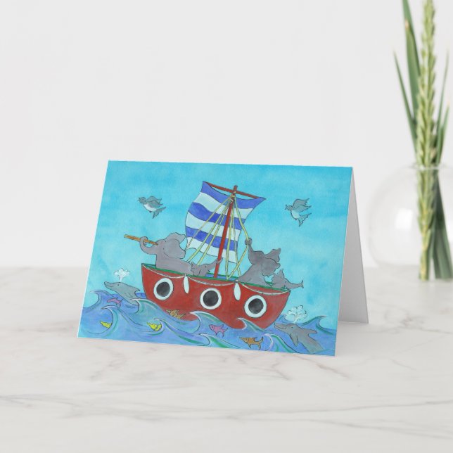 Carte Bateau oh ! (Devant)