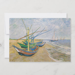 Carte Bateaux de pêche Vincent van Gogh