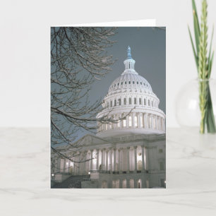 Carte Bâtiment de capitol des Etats-Unis dans la robe