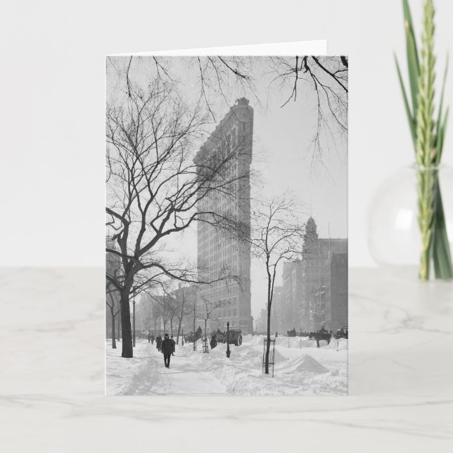 Carte Bâtiment de Flatiron en Winter, 1902 (Devant)