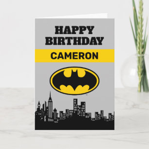 Carte Batman - Gotham City   Anniversaire