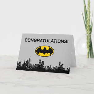 Carte Batman - Gotham City   Félicitations