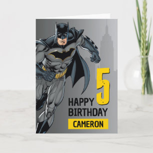 Carte Batman   Joyeux anniversaire   Ajouter l'âge de vo