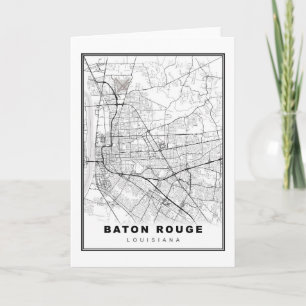Carte Baton Rouge Map