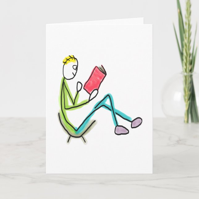 Carte Bâtonnet de lecture (Devant)