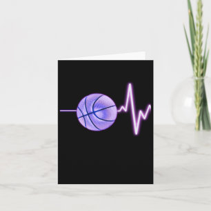 Carte Battement de coeur de basket-ball - Plus drôle de 