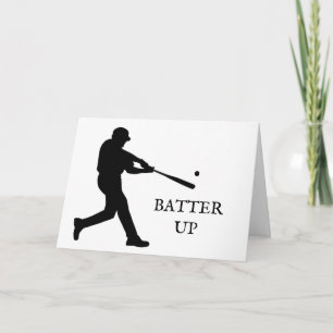 CARTE *BATTER UP & SCORE A RUN** C'EST VOTRE ANNIVERSAIR