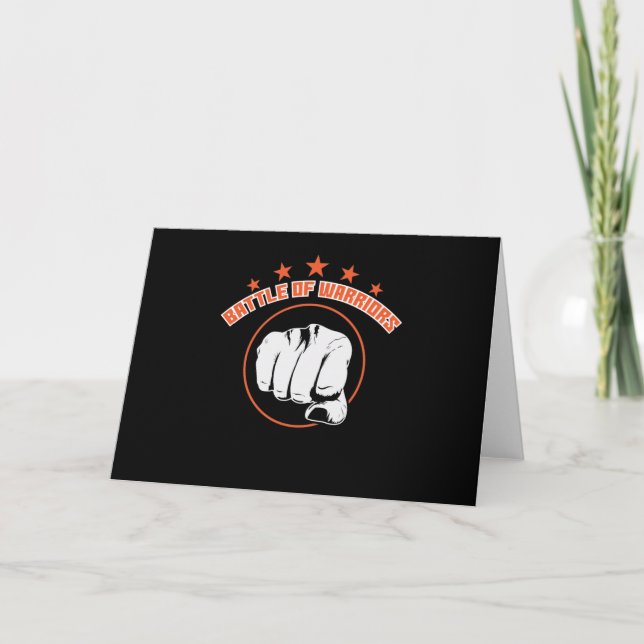 Carte "Battle of warriors" (Devant)