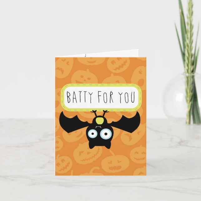Carte Batty pour toi Halloween (Devant)