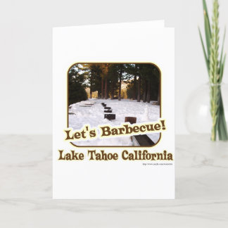 Carte BBQ à Tahoe