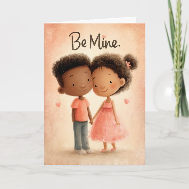 Carte Be Mine Always Valentine Card (Devant)