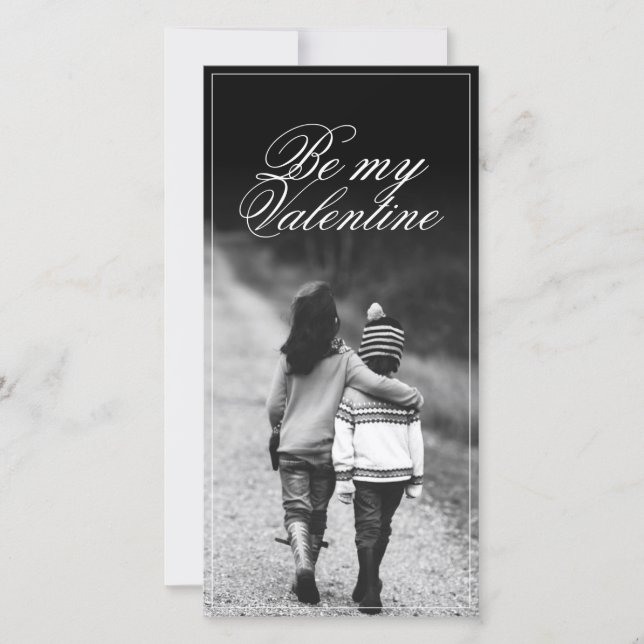 Carte Be My Valentine - côte à côte (Devant)