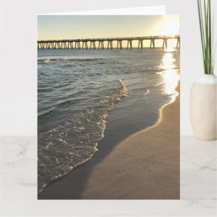 Carte Beach announcement postcard