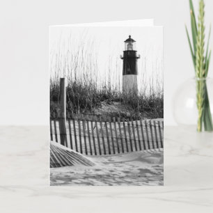 Carte Beach Fences And Lighthouse