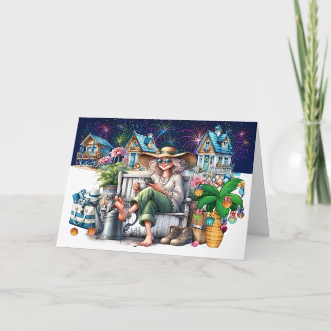 Carte BEACH Personnelle, Affaires, Immobilier (Devant)