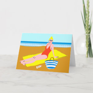 Carte Beachy Keen - Jaune
