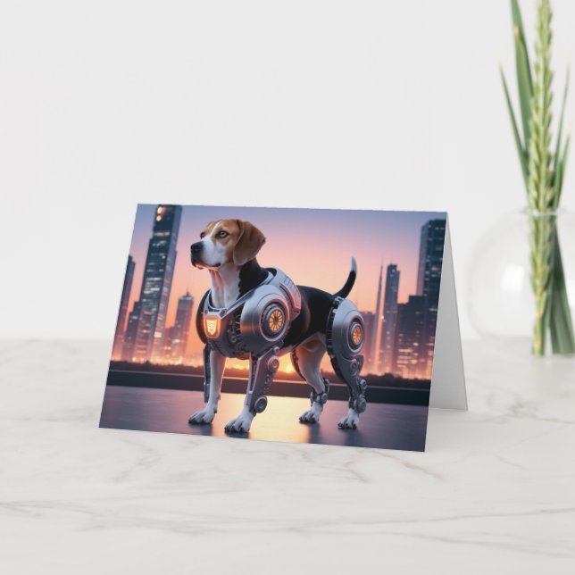 Carte beagle (Devant)