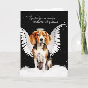 Carte Beagle Guardian Angel Chien Animal Sympathie