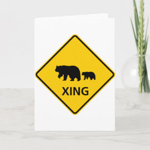 Carte Bear Crossing