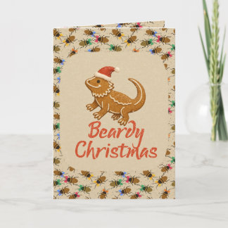 Carte Beardy Dragon "Beardy Christmas"