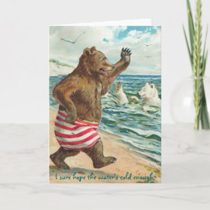 Carte Bears Morning Swim