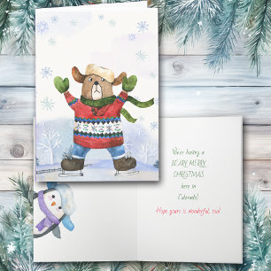 Carte Beary Merry Colorado Noël
