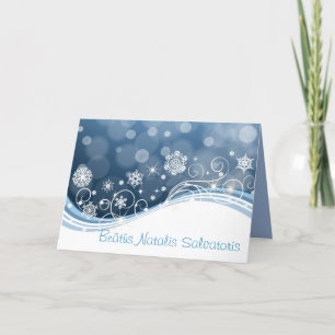 Carte Beatus Natalis Salvatoris-Holiday