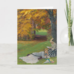 Carte Beau après-midi d'automne   Edward Cucuel