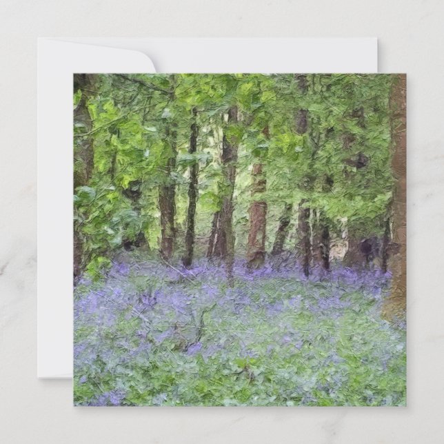 Carte Beau Bluebell Wood (Devant)
