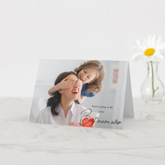 Carte Beau cadeau de fête des mères