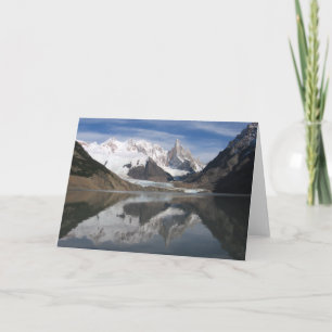 Carte Beau Cerro Torre, Patagonia, Mountain View