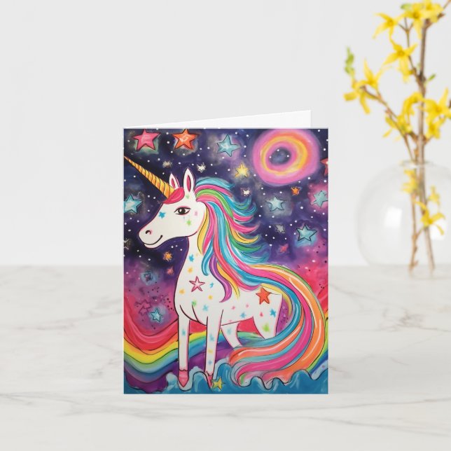 Carte Beau différent (Fleur jaune)