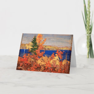 Carte Beau feuillage d'automne de l'art canadien Tom Tho