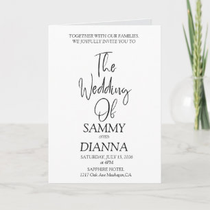 Carte Beau Mariage