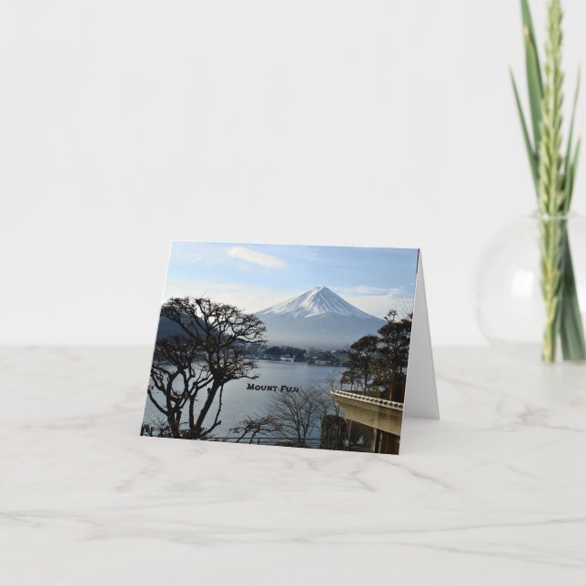 Carte Beau Mont Fuji (Devant)